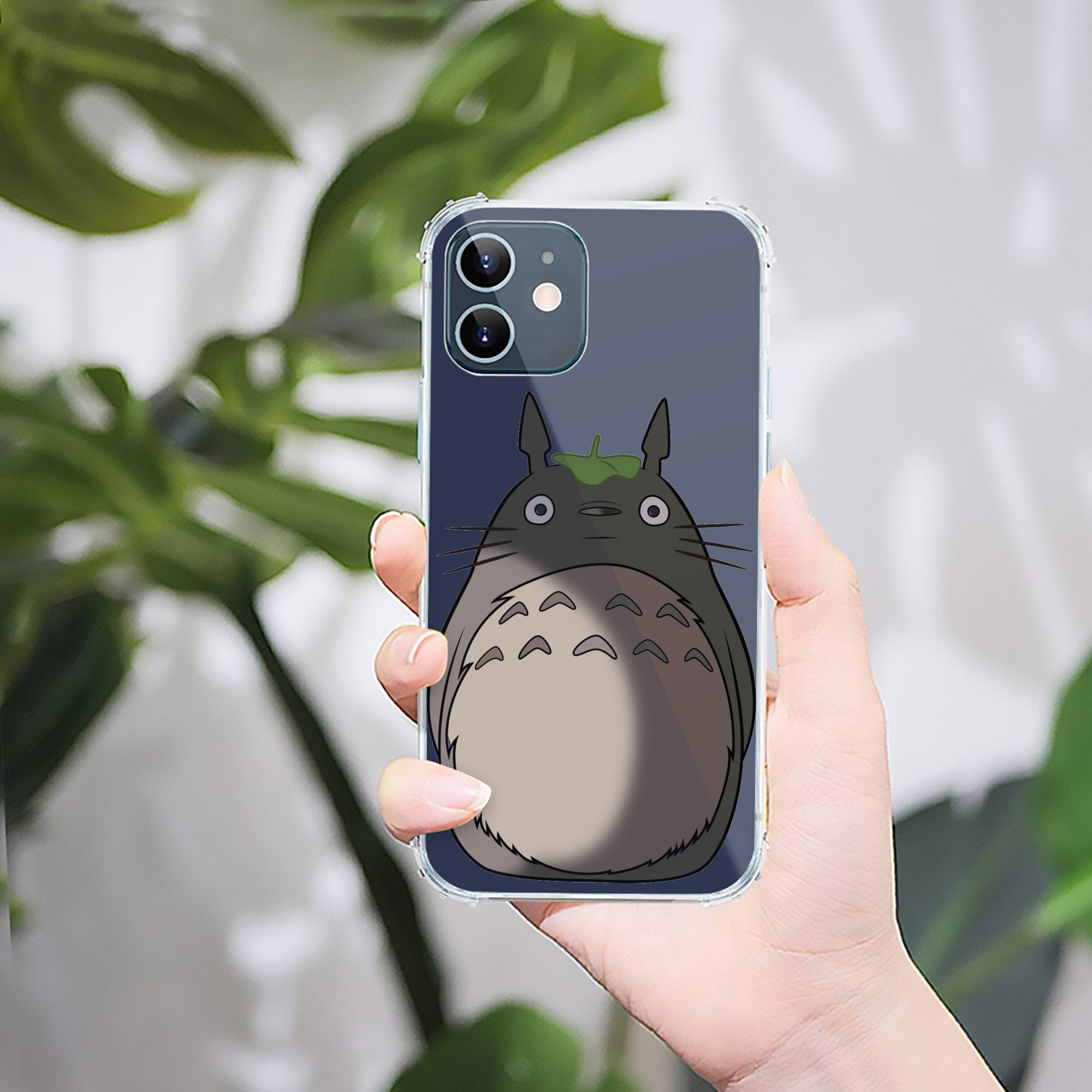 （画像用） となりのトトロ 草壁メイ 草壁サツキ My Neighbor Totoro Satsuki Kusakabe Mei Kusakabe 【iPhone 12シリーズ対応】透明スマホケース（クリアソフトケース）